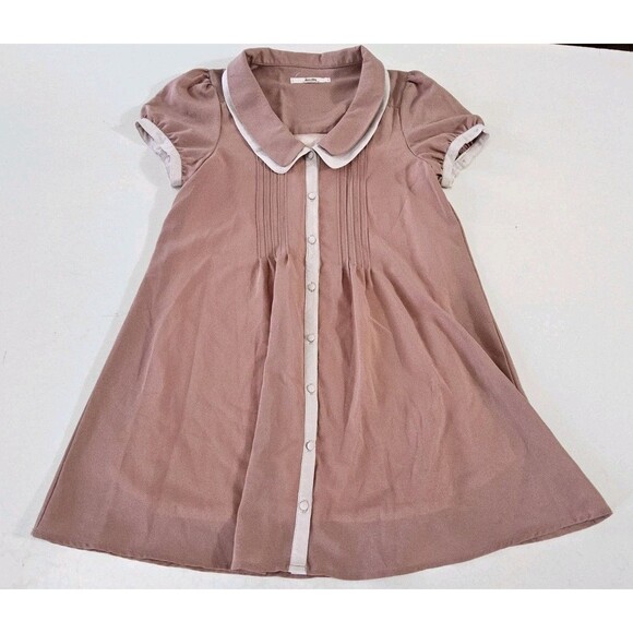 Dazzlin' American Sweet Casual Collared Dress Japan Size S - Picture 1 of 7